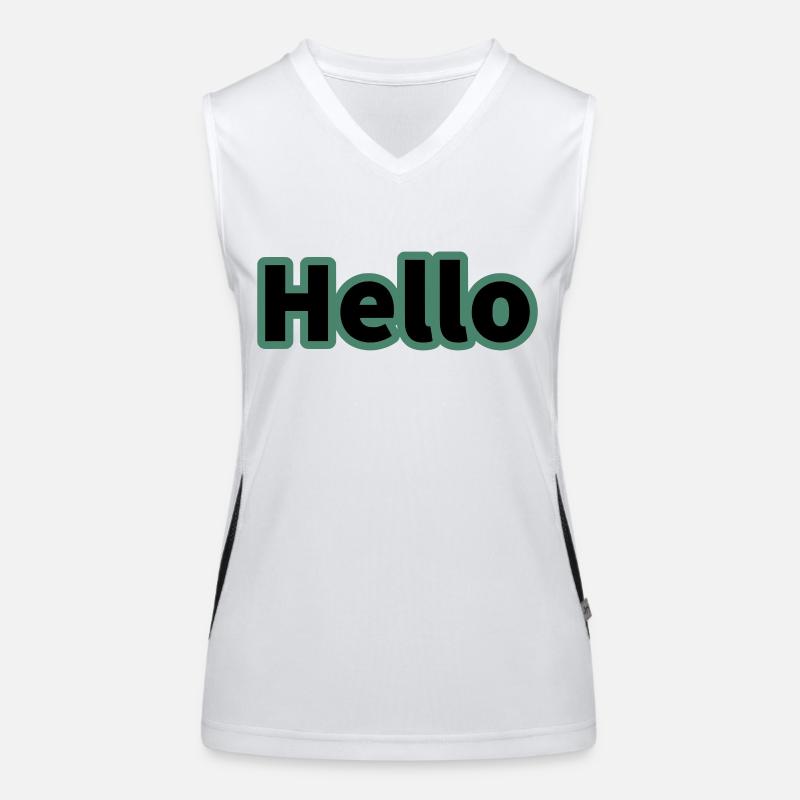Hello Women's Functional Contrast Tank Top