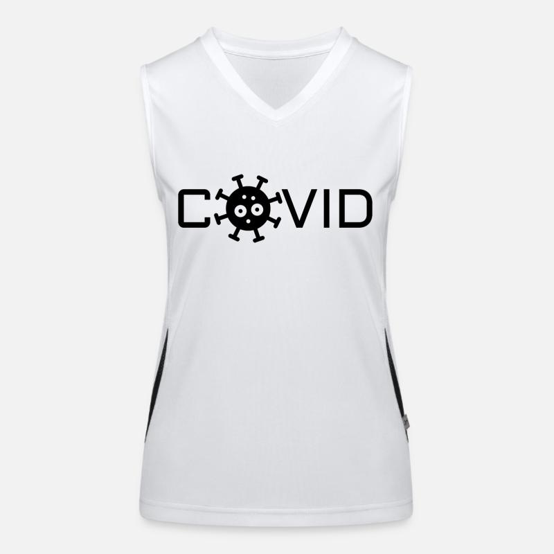 Covid mignon Débardeur respirant contrasté Femme