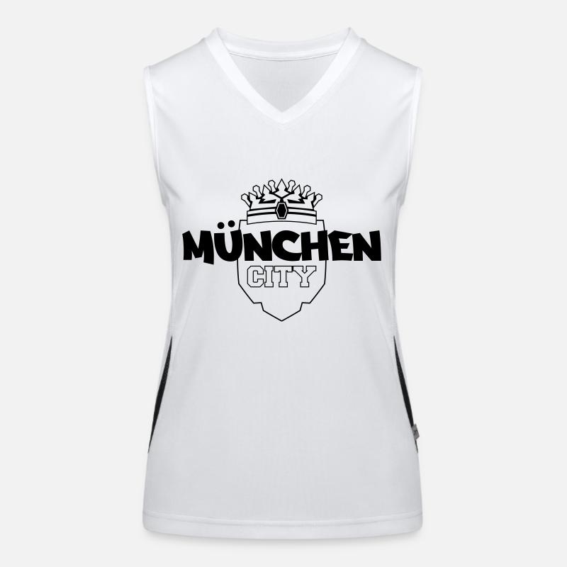 München City Funktionelles Kontrast-Tank Top für Frauen