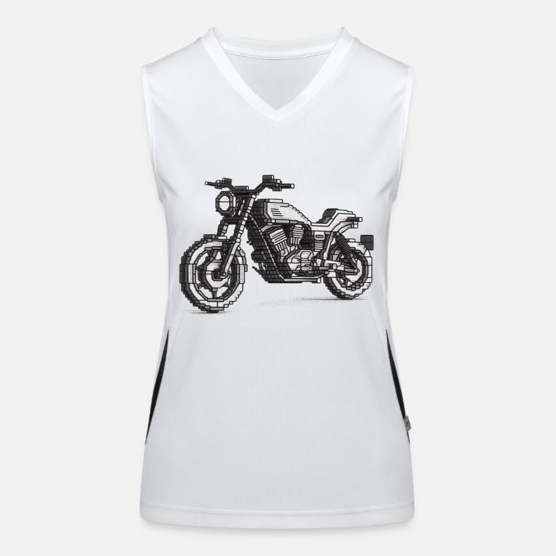Motorcycling is a feast for every biker Women's Functional Contrast Tank Top