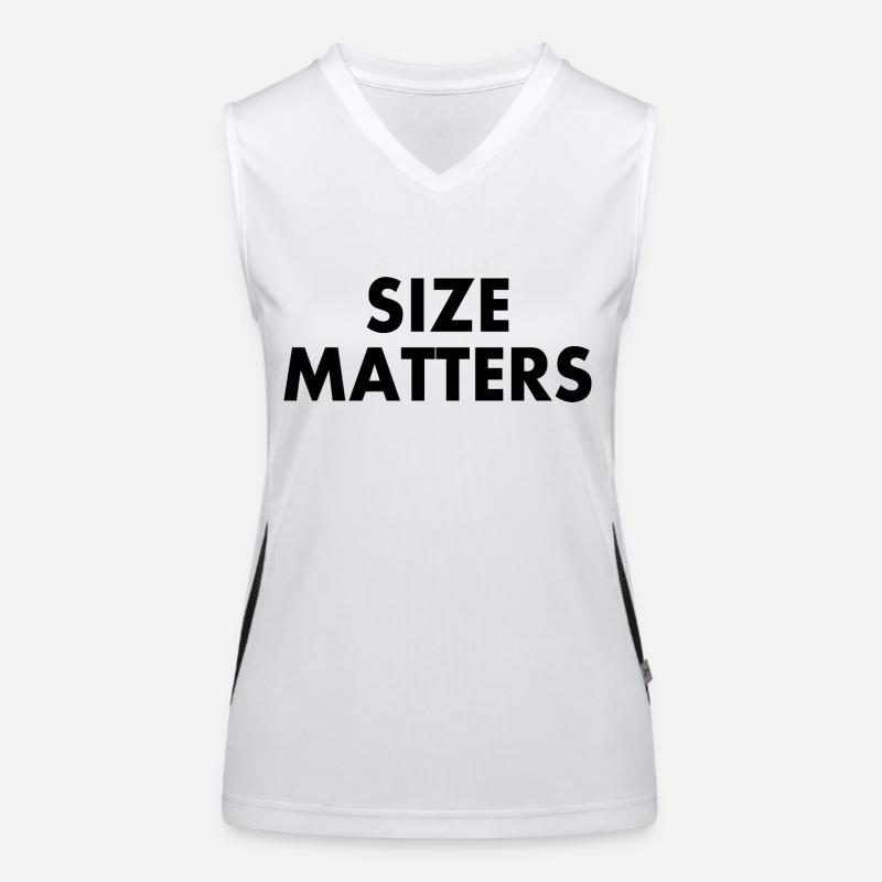 Size matters Funktionelles Kontrast-Tank Top für Frauen