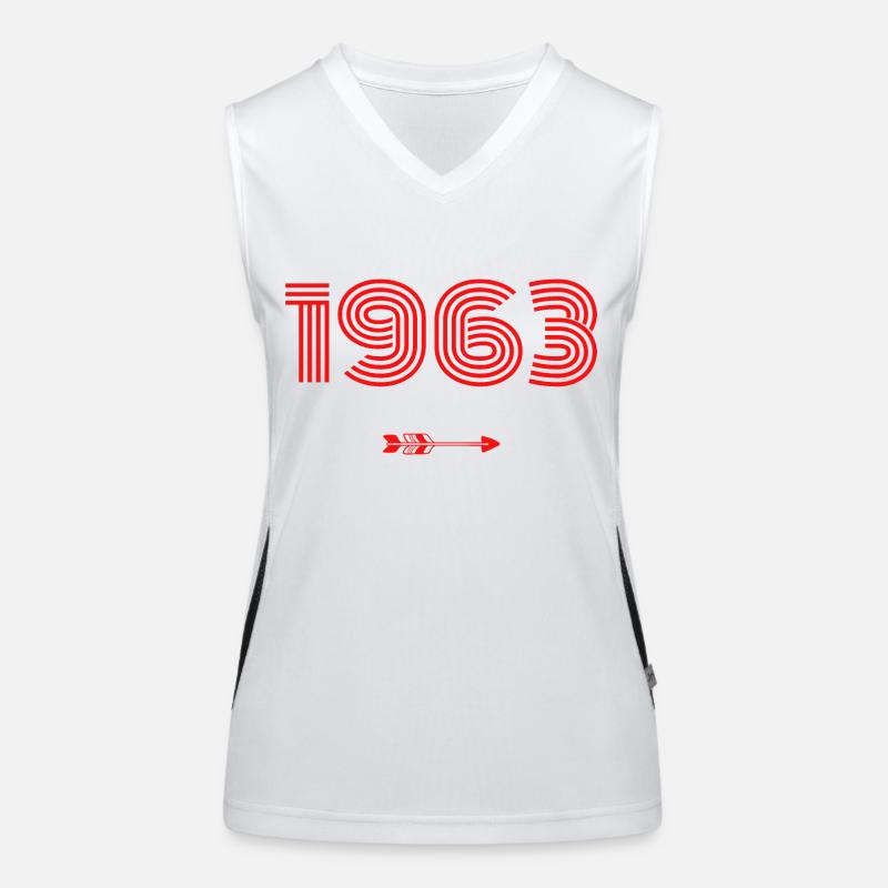 Born in 1963 Women's Functional Contrast Tank Top