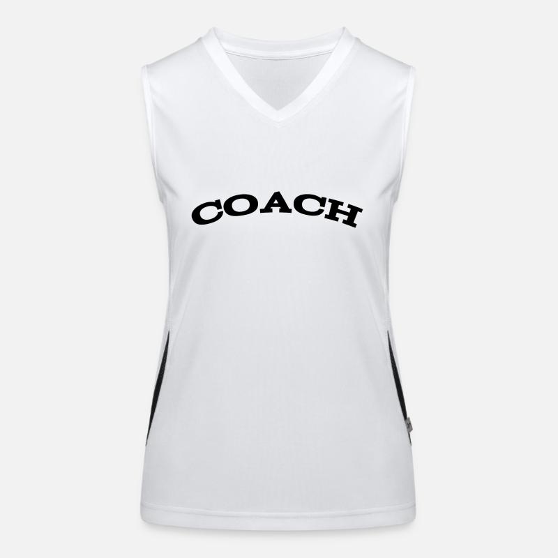 Coach - The best Coach - Der beste Trainer Funktionelles Kontrast-Tank Top für Frauen