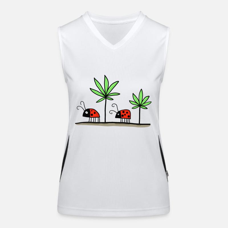 Glückskäfer - Glückskiffer Funktionelles Kontrast-Tank Top für Frauen