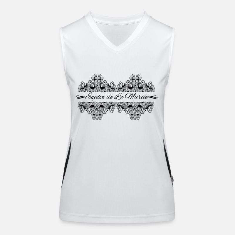 Lace Bride Team Women's Functional Contrast Tank Top