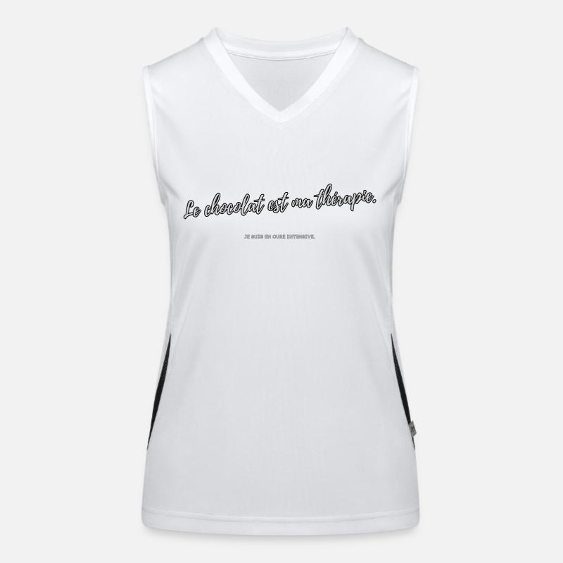 Chocolate Therapy Women's Functional Contrast Tank Top