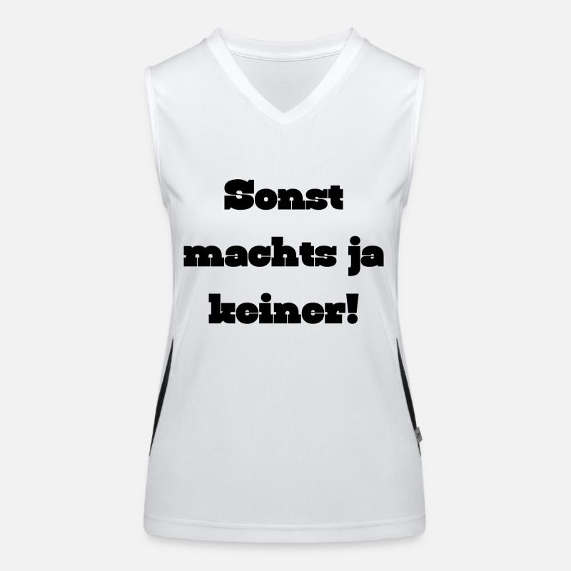 Nobody else does it Women's Functional Contrast Tank Top