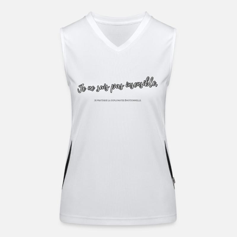 Insensible 2 Débardeur respirant contrasté Femme