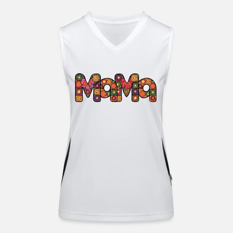 Mama Muttertag Geburtstag Geschenkidee Funktionelles Kontrast-Tank Top für Frauen