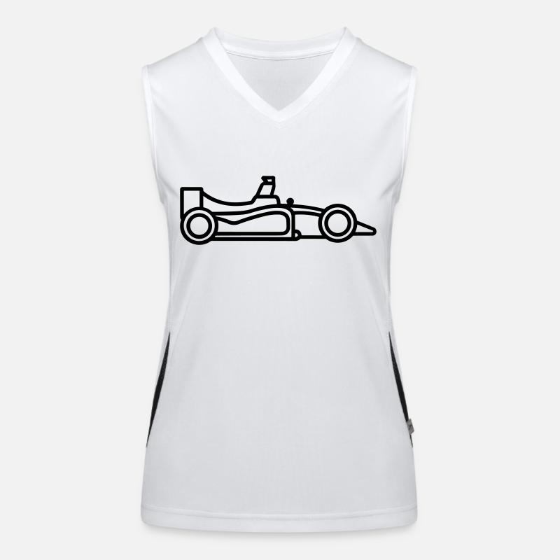 voiture de course Débardeur respirant contrasté Femme