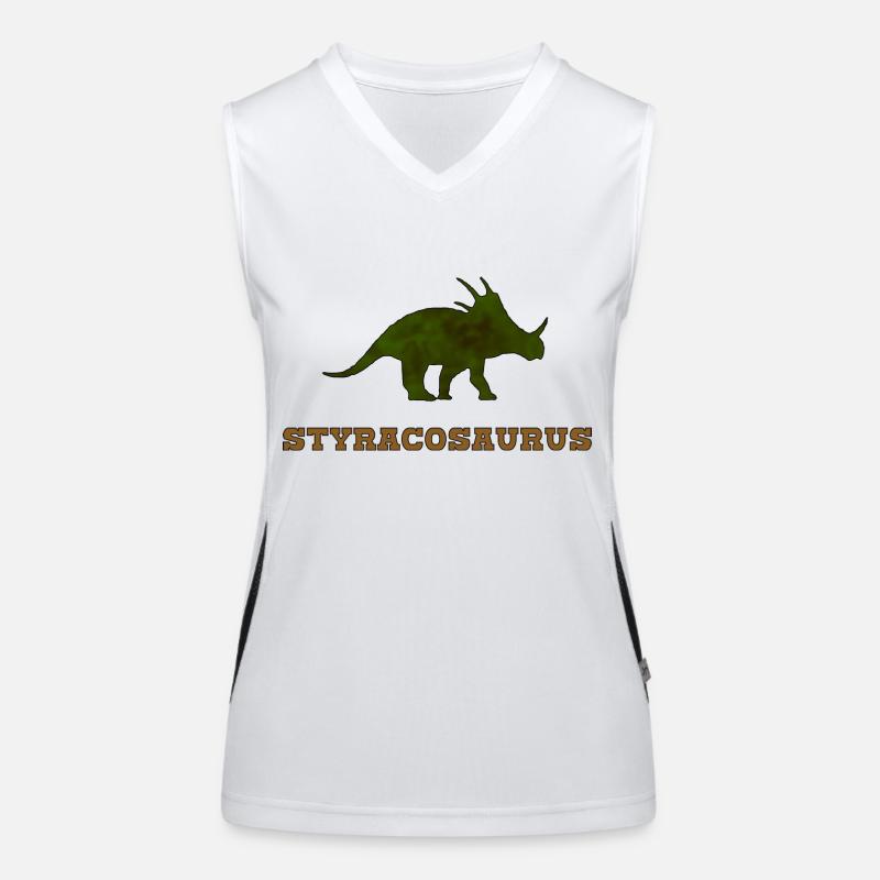Styracosaurus Débardeur respirant contrasté Femme