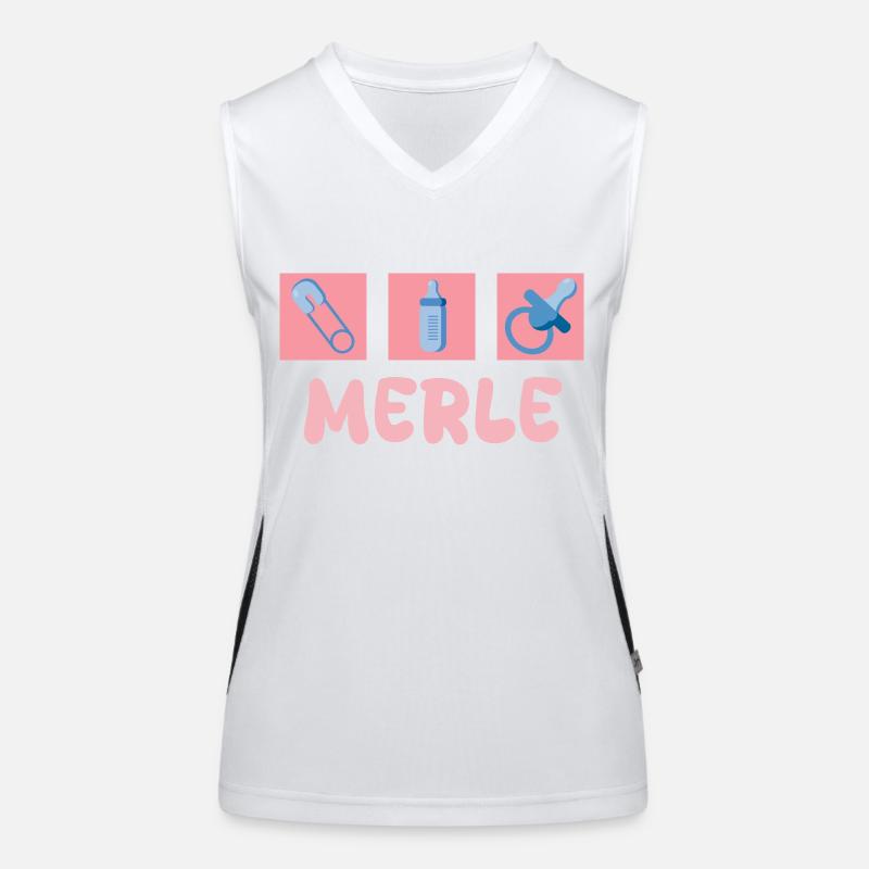 Sucette Merle Débardeur respirant contrasté Femme