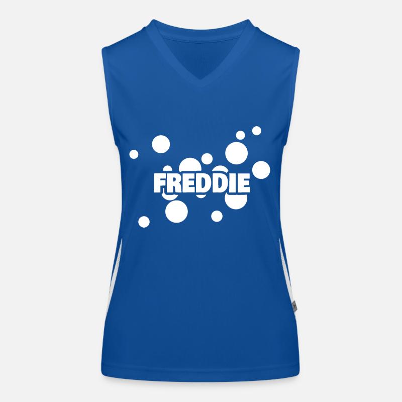 Freddie as a first name Women's Functional Contrast Tank Top