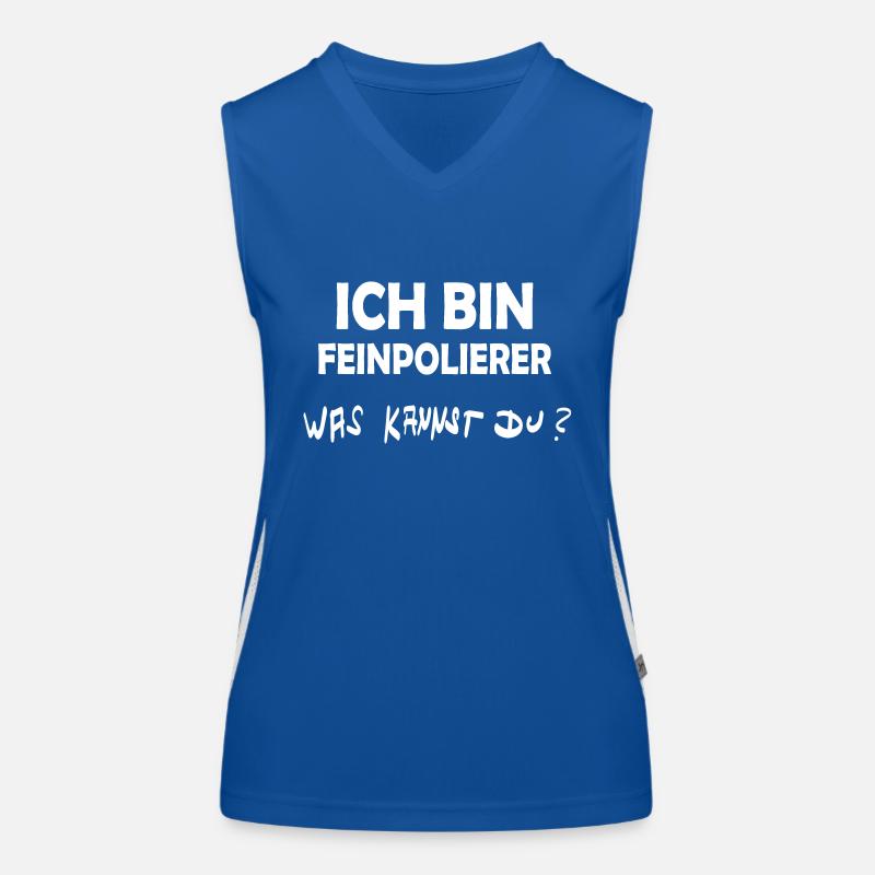 Polisseuse fine Débardeur respirant contrasté Femme