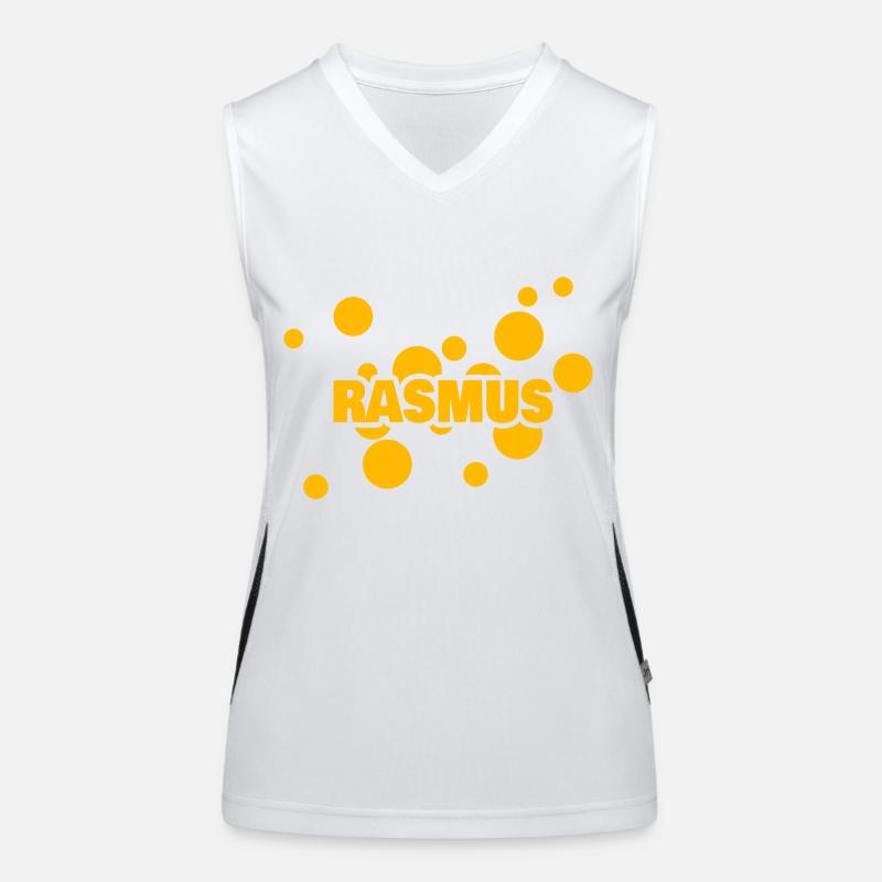 Cadeau voor Rasmus Functionele contrasterende tanktop voor vrouwen