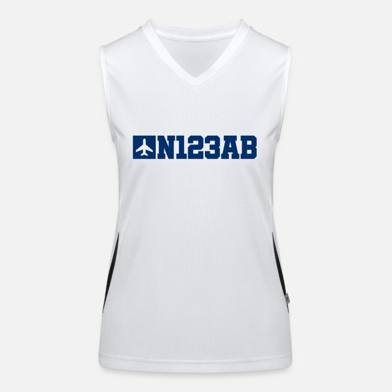 Custom Aviation - Flugzeug - Luffahrt - Pilot Funktionelles Kontrast-Tank Top für Frauen