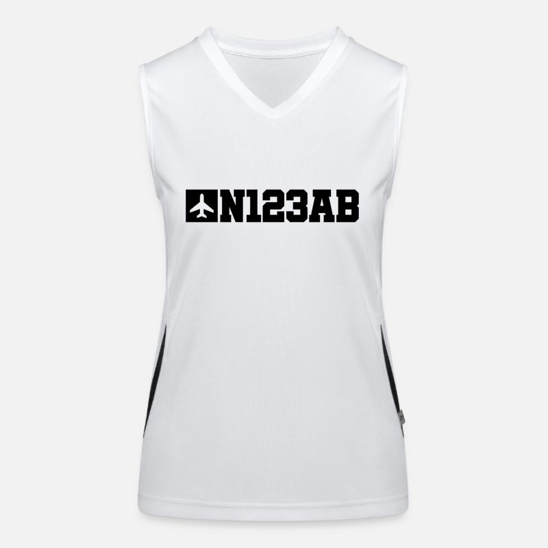 Custom Aviation - Flugzeug - Luffahrt - Pilot Funktionelles Kontrast-Tank Top für Frauen