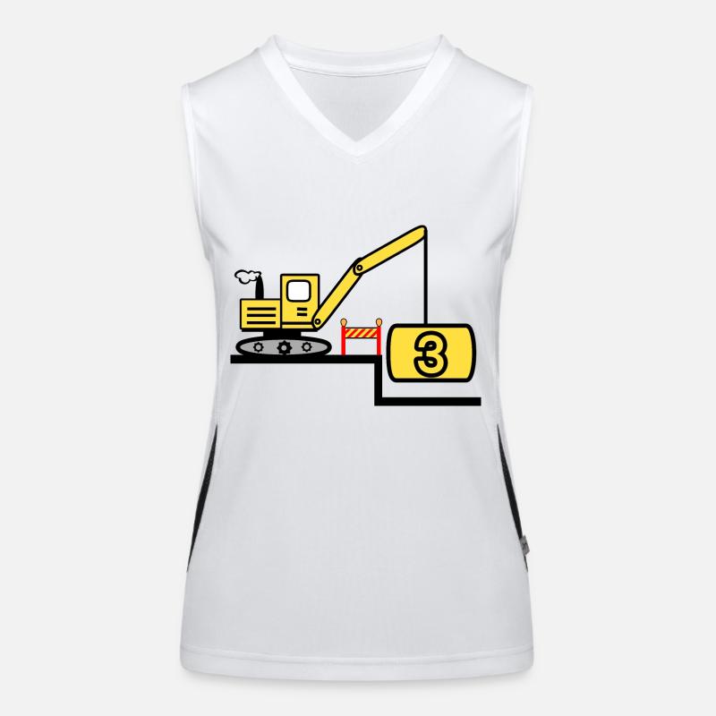 Bagger Funktionelles Kontrast-Tank Top für Frauen