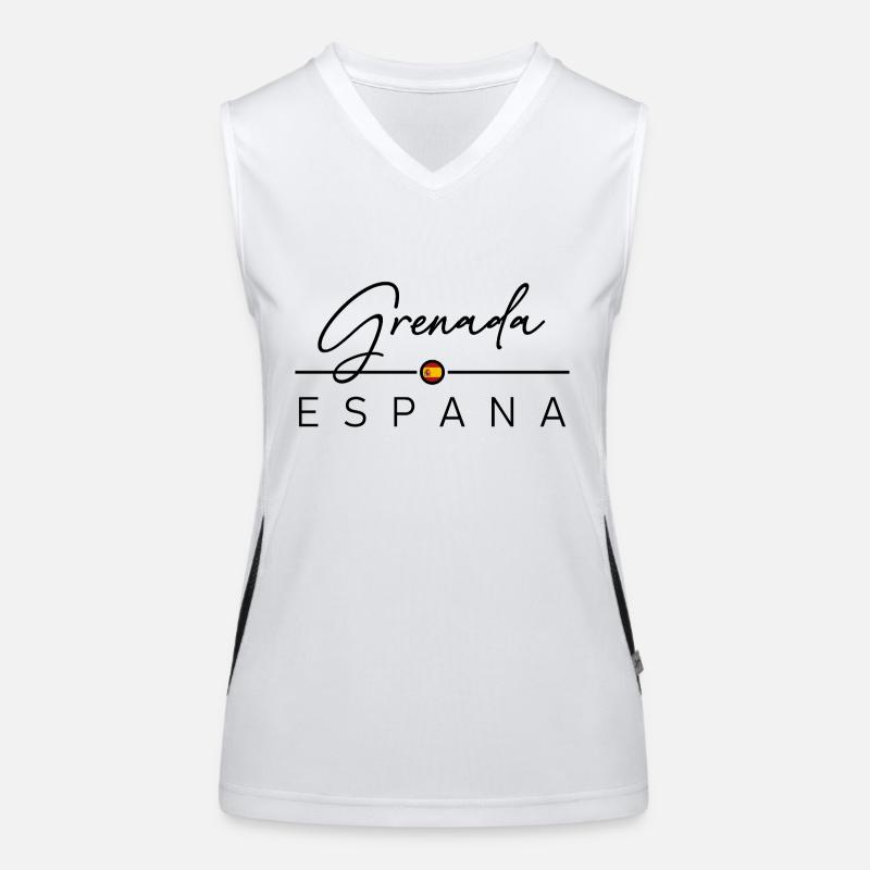 Spain - Grenada - Spanien - Espana Funktionelles Kontrast-Tank Top für Frauen