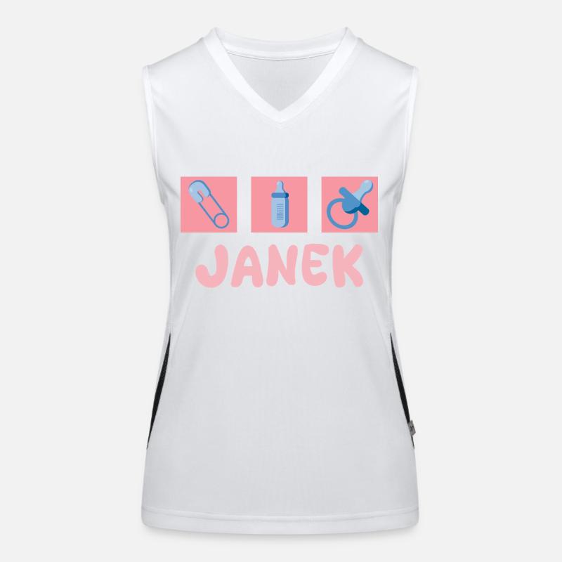 Gift for Janek Women's Functional Contrast Tank Top