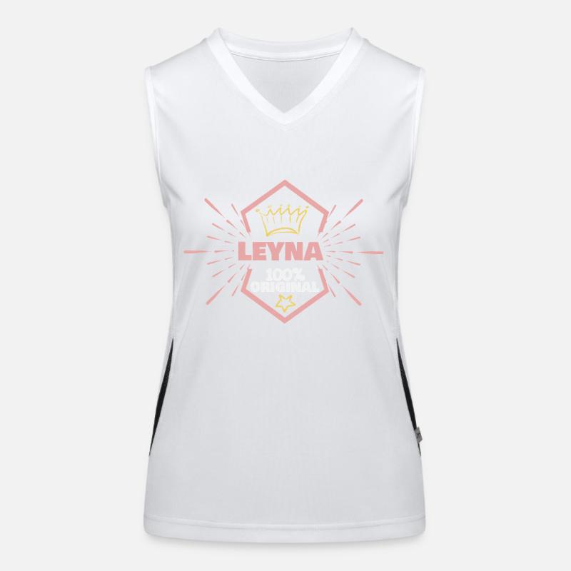 First name Leyna Women's Functional Contrast Tank Top