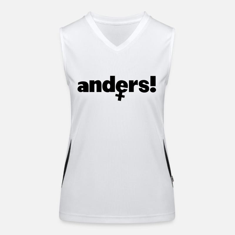 anders! Funktionelles Kontrast-Tank Top für Frauen