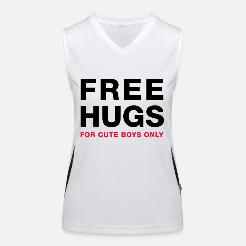 freehugsboys Débardeur respirant contrasté Femme