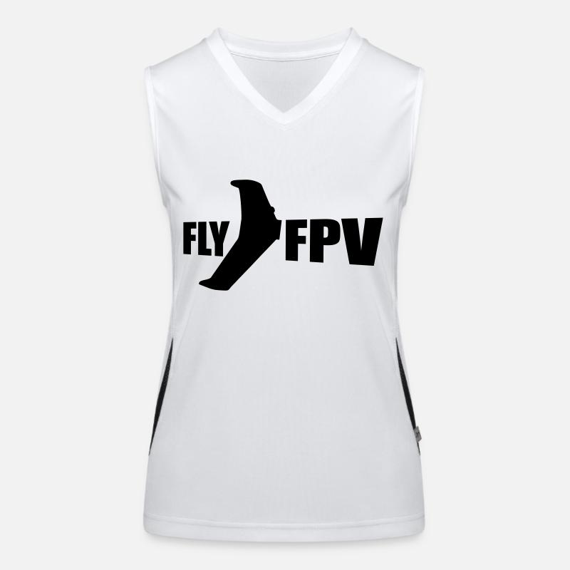 fly fpv Funktionelles Kontrast-Tank Top für Frauen