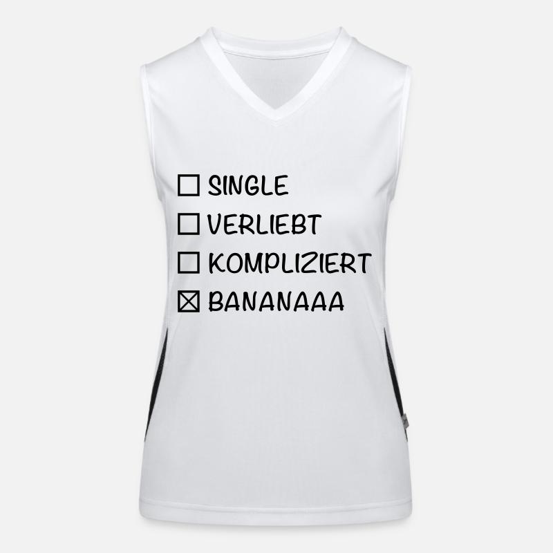 Single Verliebt Kompliziert Bananaaa!!!!!! Funktionelles Kontrast-Tank Top für Frauen