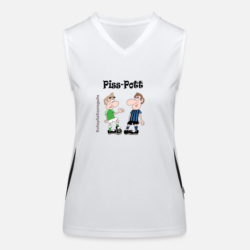 Piss-Pott Funktionelles Kontrast-Tank Top für Frauen