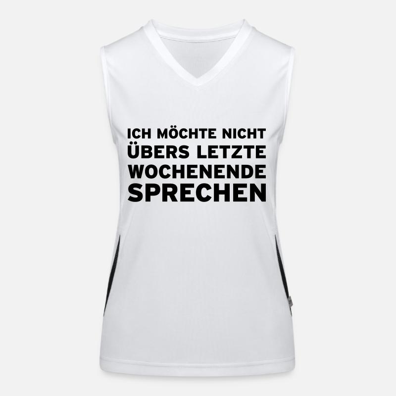 I do not want to talk over the last weekend Women's Functional Contrast Tank Top