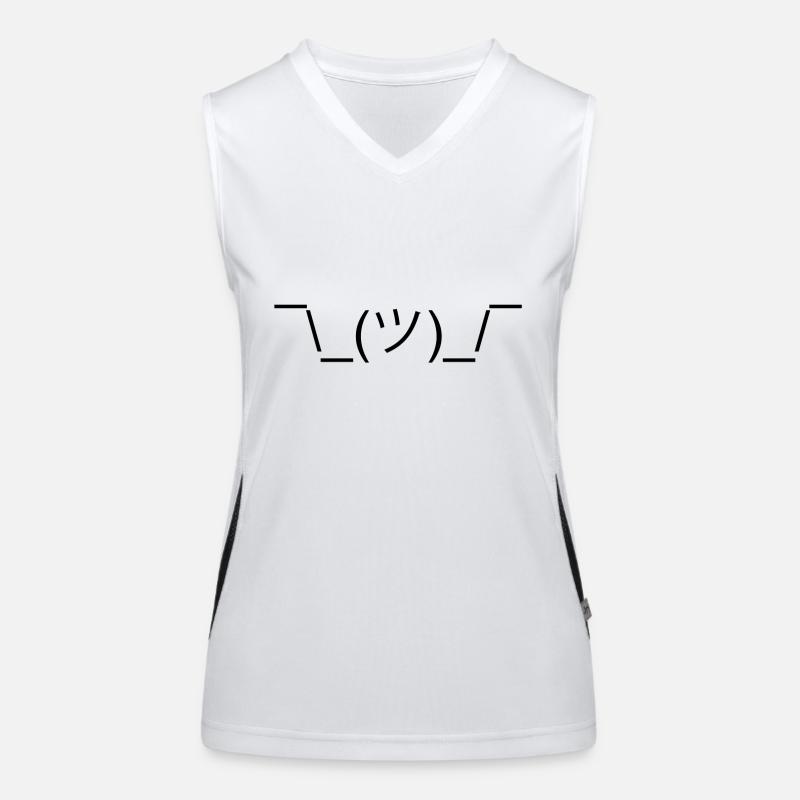 Shit happens ¯ \ _ (ツ) _ / ¯ Women's Functional Contrast Tank Top