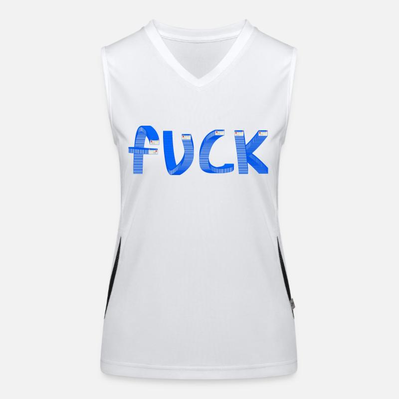 Fuck Windows Error Women's Functional Contrast Tank Top