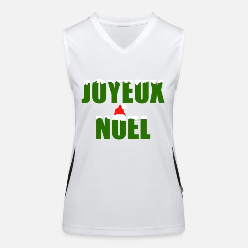 joyeux noel Funktionelles Kontrast-Tank Top für Frauen