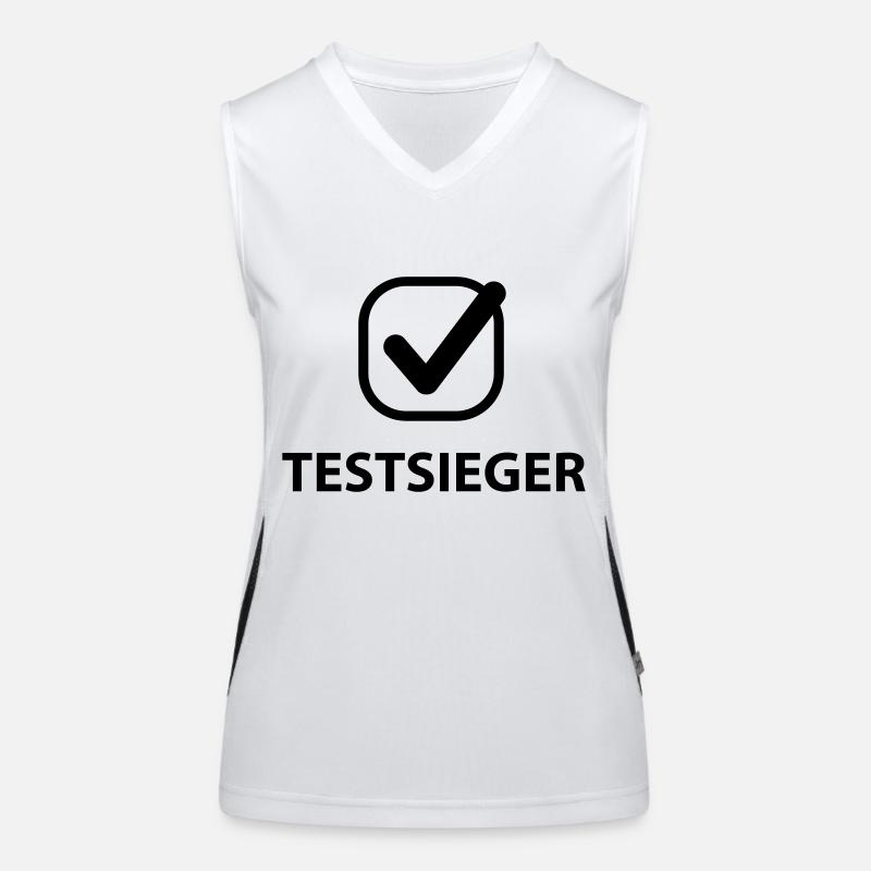 Test de Sieger Design Débardeur respirant contrasté Femme