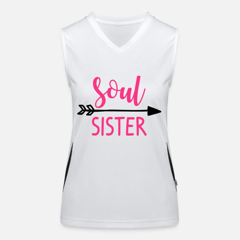 Soul Sister Left Débardeur respirant contrasté Femme