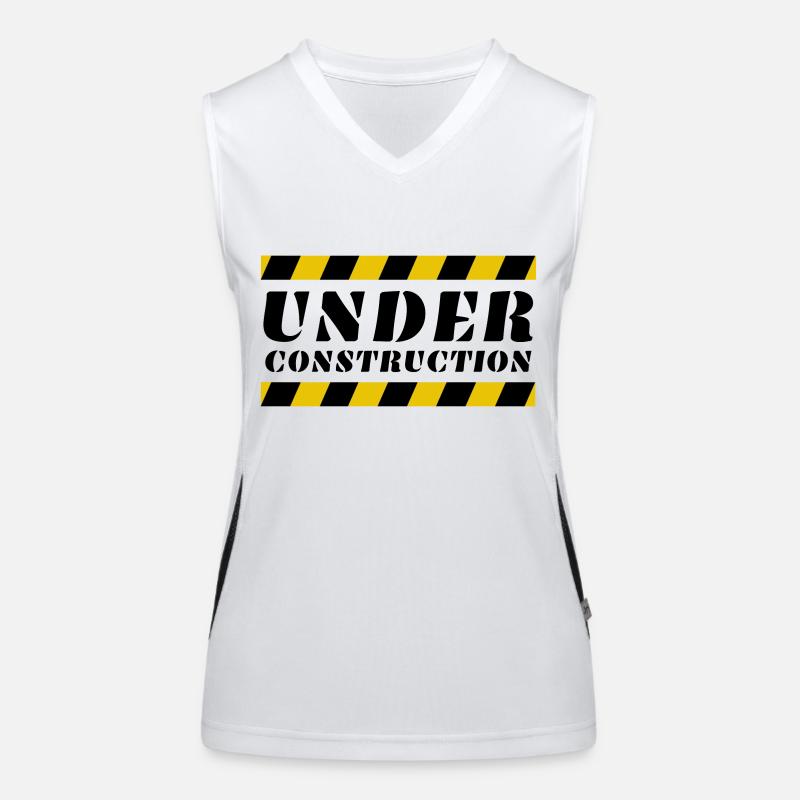 En construction Débardeur respirant contrasté Femme