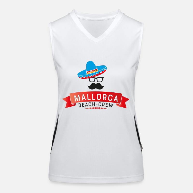 Mallorca Funktionelles Kontrast-Tank Top für Frauen