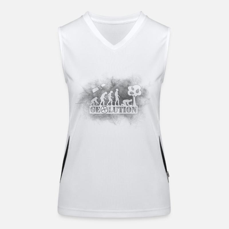 Geolution-dark-grunge Débardeur respirant contrasté Femme