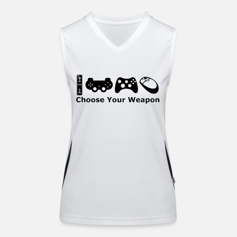 chose your weapon Women's Functional Contrast Tank Top