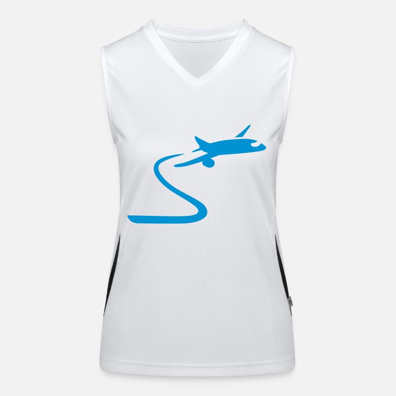 Plane Women's Functional Contrast Tank Top
