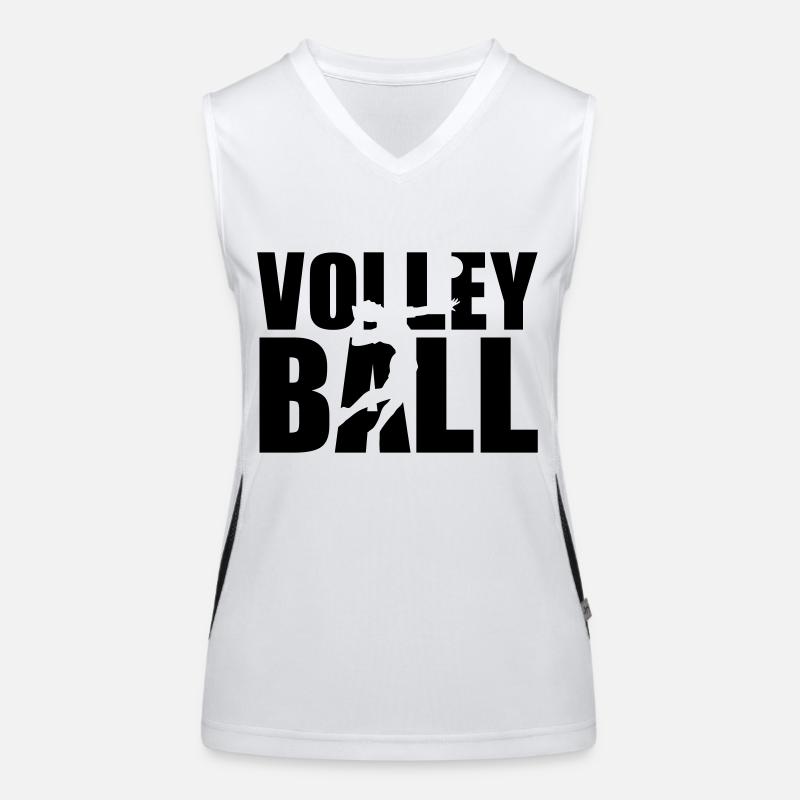 Volleyball Débardeur respirant contrasté Femme