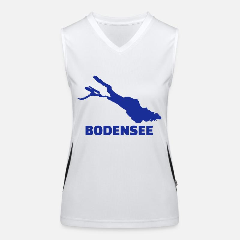 Bodensee Funktionelles Kontrast-Tank Top für Frauen