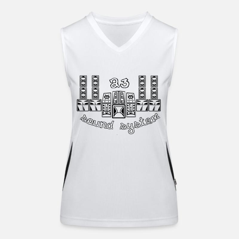 23 sound system Funktionelles Kontrast-Tank Top für Frauen