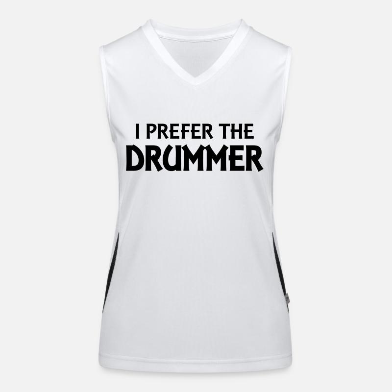 I prefer the drummer Women's Functional Contrast Tank Top