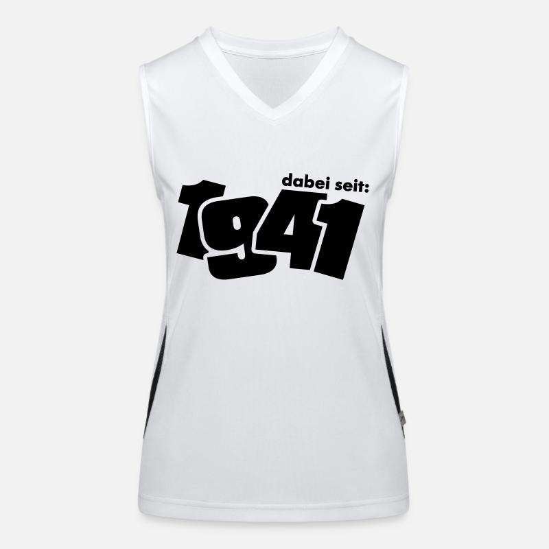 Dabei seit 1941 Funktionelles Kontrast-Tank Top für Frauen