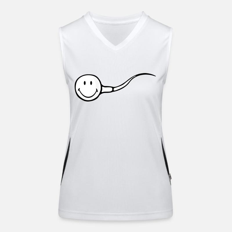 Smiley Sperm Débardeur respirant contrasté Femme
