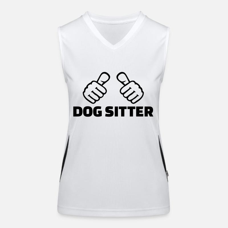 Dog sitter Débardeur respirant contrasté Femme