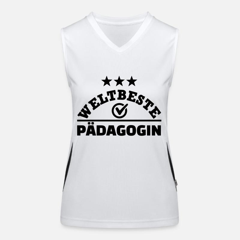 Pädagogin Funktionelles Kontrast-Tank Top für Frauen
