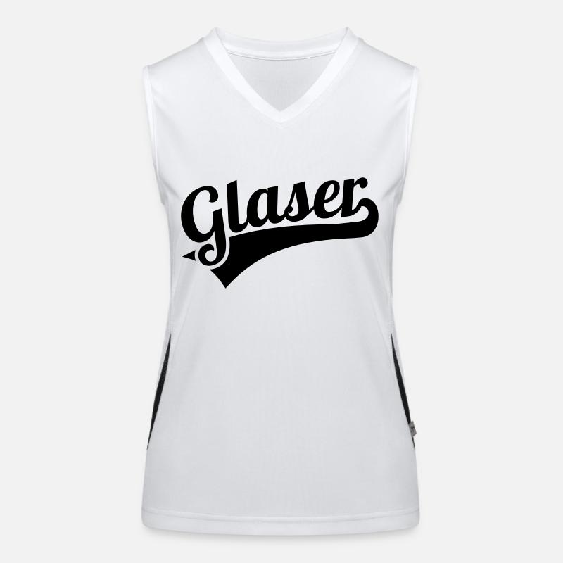 Glaser Funktionelles Kontrast-Tank Top für Frauen